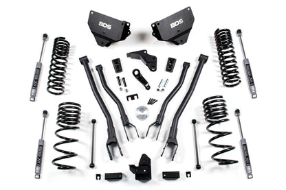 4 Inch Lift Kit w/ 4-Link Ram 2500 14-18 4WD Diesel BDS Suspension-2