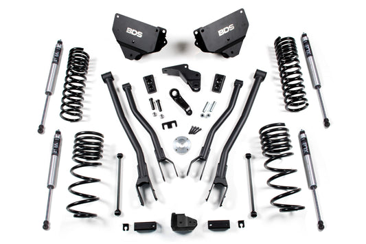 4 Inch Lift Kit w/ 4-Link Ram 2500 14-18 4WD Diesel BDS Suspension-1
