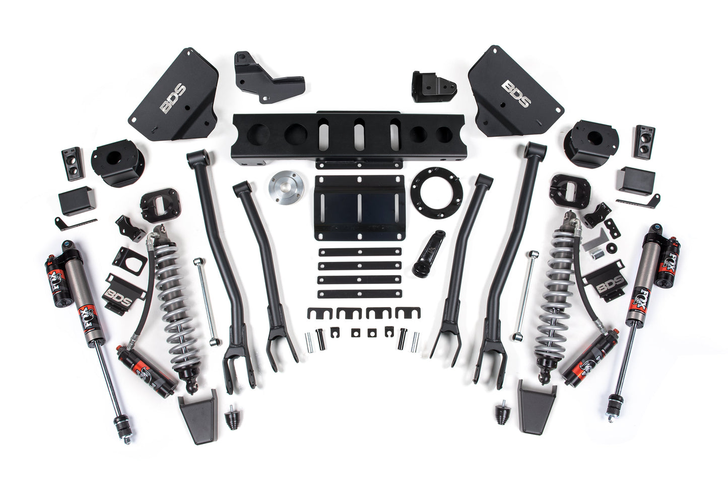 14-18 Ram 2500 4WD 6 Inch 4-Link Lift Kit, 4.5 Inch Rear, Coil Spring, Diesel - Fox 2.5 Performance Elite Series C/O Front, Fox 2.5 Performance Elite Series Rear BDS Suspension