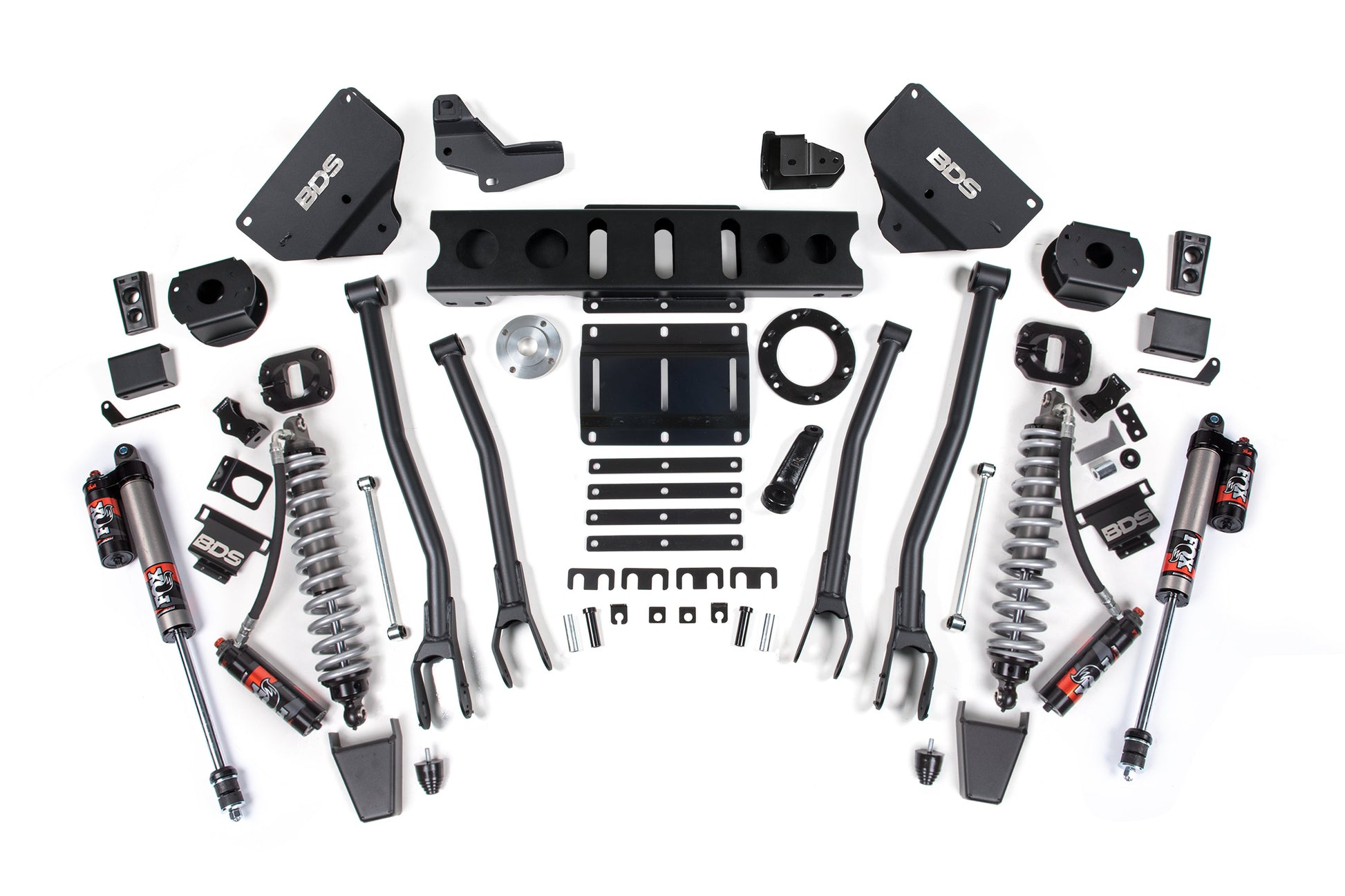 14-18 Ram 2500 4WD 6 Inch 4-Link Lift Kit, 4.5 Inch Rear, Coil Spring, Diesel - Fox 2.5 Performance Elite Series C/O Front, Fox 2.5 Performance Elite Series Rear BDS Suspension