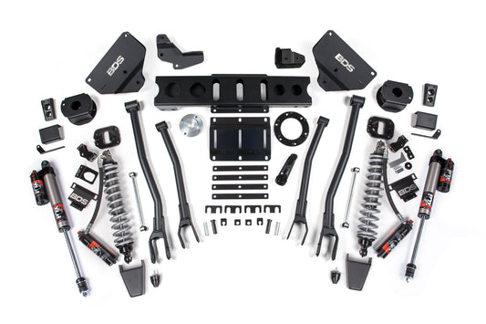 14-18 Ram 2500 4WD 6 Inch 4-Link Lift Kit, 4.5 Inch Rear, Coil Spring, Diesel - Fox 2.5 Performance Elite Series C/O Front, Fox 2.5 Performance Elite Series Rear BDS Suspension