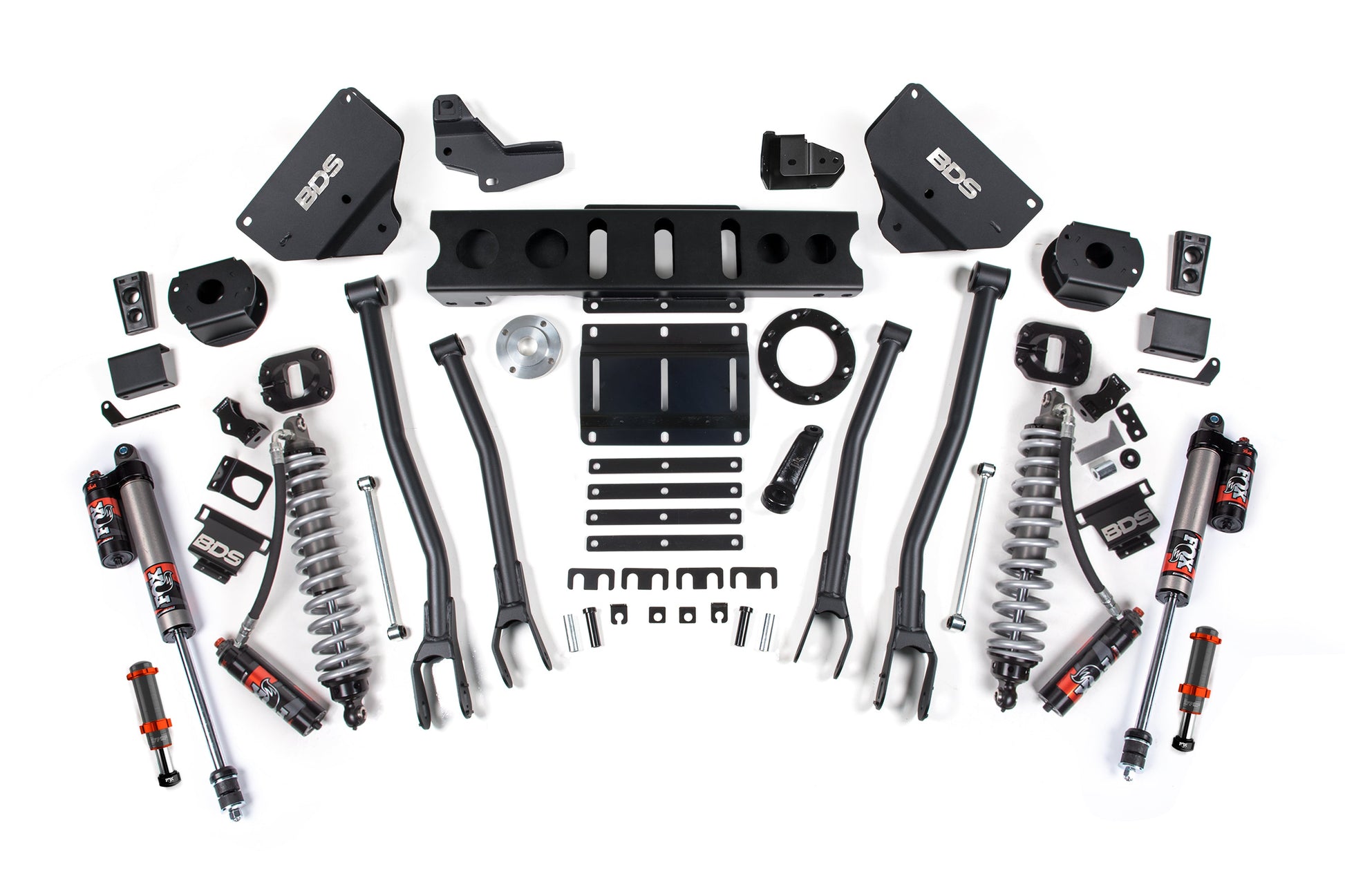 14-18 Ram 2500 4WD 6 Inch 4-Link Lift Kit, 4.5 Inch Rear, Coil Spring, Diesel - Fox 2.5 Performance Elite Series C/O Front, FOX 2.0 Front Bump, Fox 2.5 Performance Elite Series Rear BDS Suspension