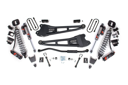 13-18 Ram 3500 4WD 3 Inch Radius Arm Lift Kit, 2 Inch Rear, Block, Diesel - Fox 2.5 Performance Elite Series C/O Front, Fox 2.5 Performance Elite Series Rear BDS Suspension