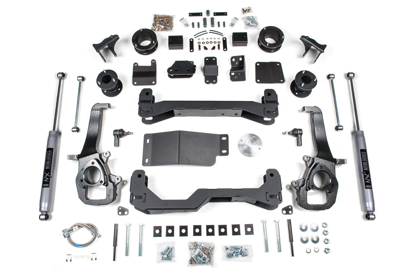 4 Inch Lift Kit Ram 1500 w/ Air Ride 13-18 4WD BDS Suspension-1