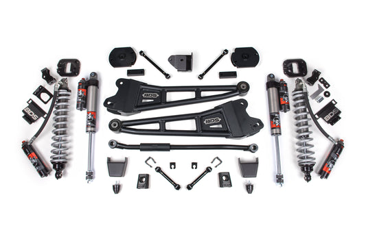 14-18/ 2025-2026 Ram 2500 4WD 3 Inch Radius Arm Lift Kit, 1.25 Inch Rear, Coil Spacer, Diesel - Fox 2.5 Performance Elite Series C/O Front, Fox 2.5 Performance Elite Series Rear BDS Suspension