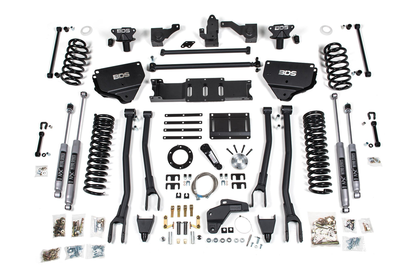 8 Inch Lift Kit w/ 4-Link Ram 2500 14-18 4WD Diesel BDS Suspension-1