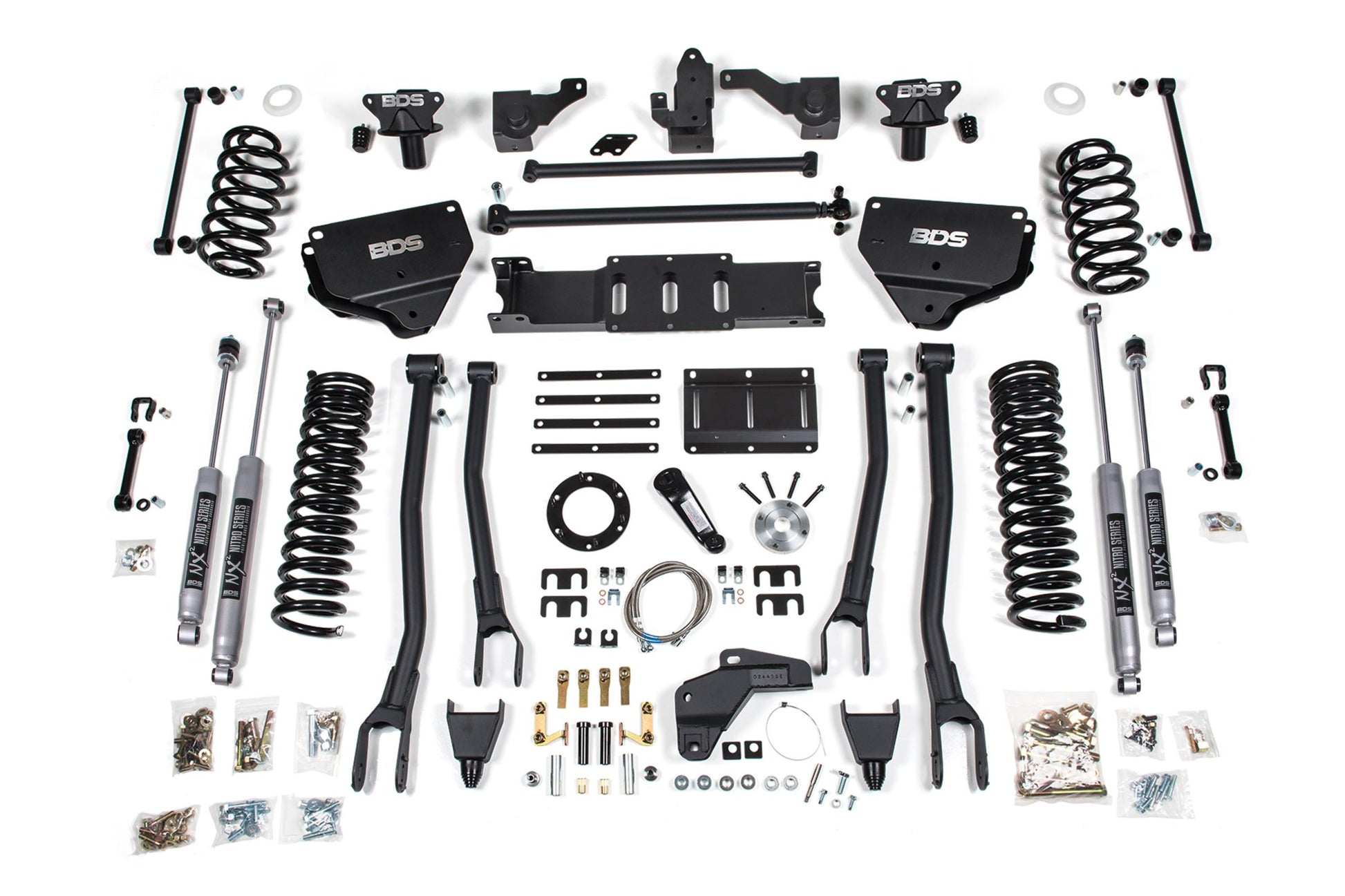 8 Inch Lift Kit w/ 4-Link Ram 2500 14-18 4WD Diesel BDS Suspension