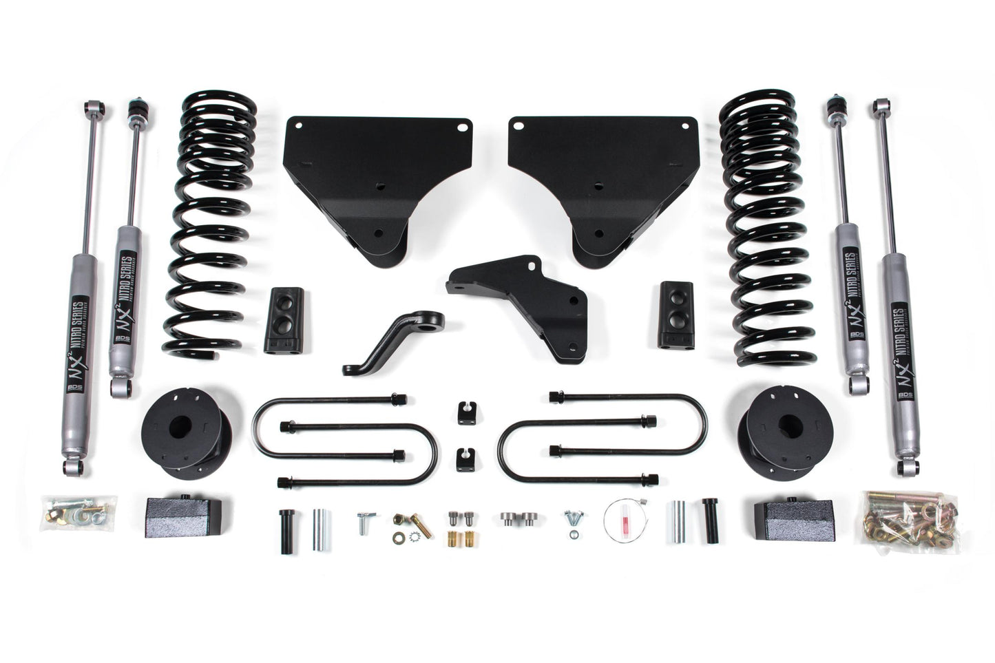 4 Inch Lift Kit Ram 3500 w/ Rear Air Ride 13-18 4WD Gas BDS Suspension-1