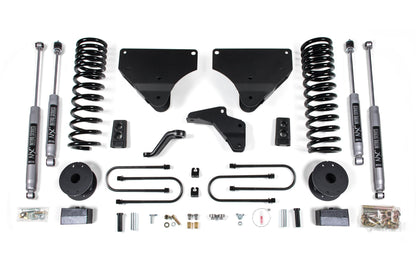 4 Inch Lift Kit Ram 3500 w/ Rear Air Ride 13-18 4WD Gas BDS Suspension