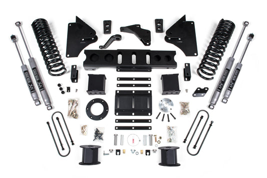 6 Inch Lift Kit Ram 3500 w/ Rear Air Ride 13-18 4WD Diesel 6 Bolt Indexing Ring BDS Suspension-1