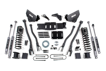 6 Inch Lift Kit w/ 4-Link Ram 3500 w/ Rear Air Ride 13-18 4WD Diesel 8 Bolt Indexing Ring BDS Suspension-1