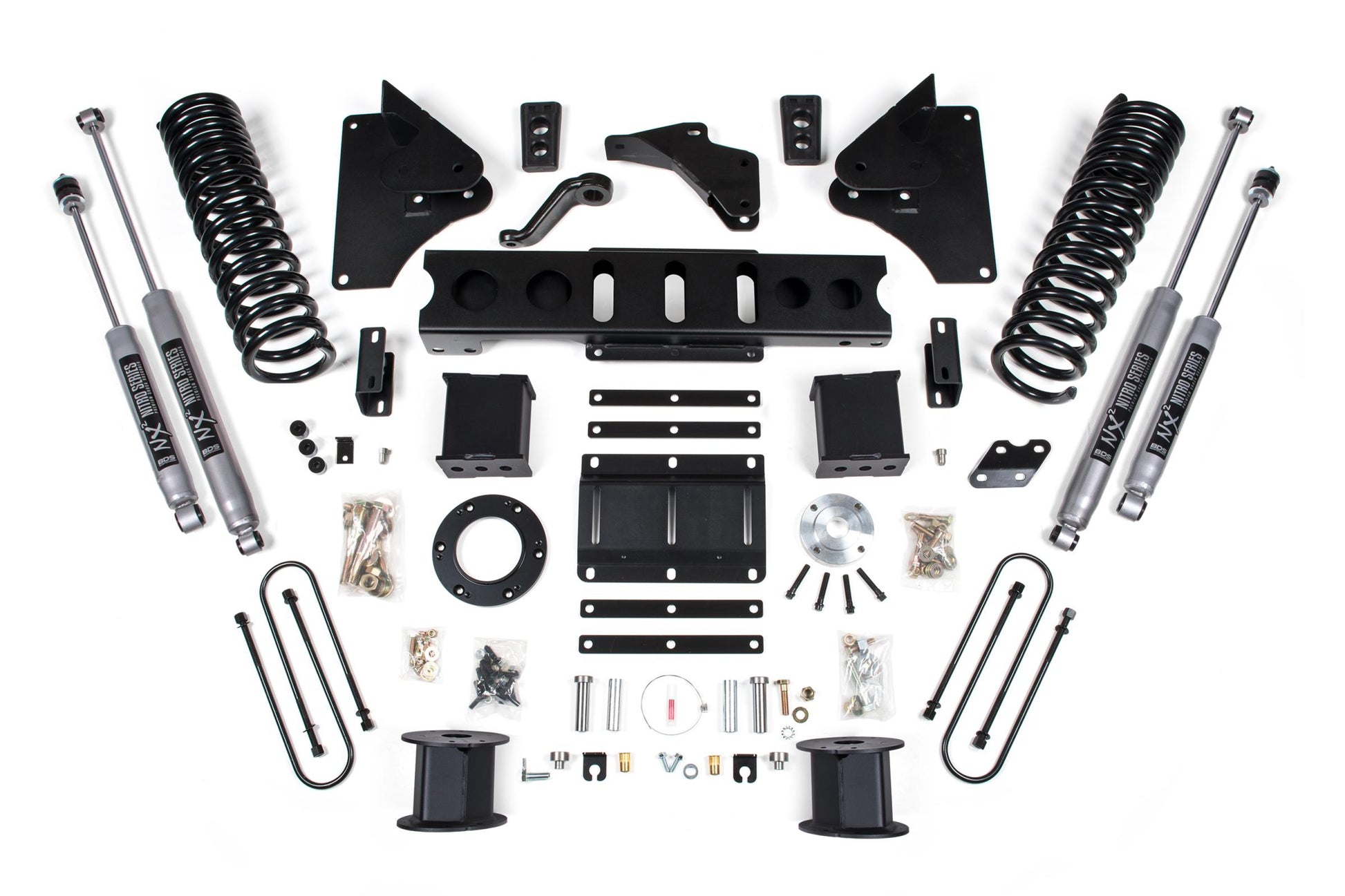 5.5 Inch Lift Kit Ram 3500 w/ Rear Air Ride 13-18 4WD Gas BDS Suspension
