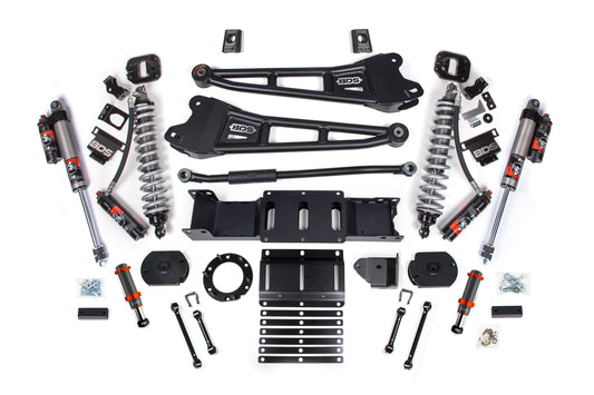 19-24 Ram 2500 4WD 3 Inch Radius Arm Lift Kit, 1.25 Inch Rear, Coil Spacer, Diesel - Fox 2.5 Performance Elite Series C/O Front, FOX 2.0 Front Bump, Fox 2.5 Performance Elite Series Rear BDS Suspension