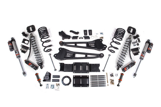 19-24 Ram 2500 4WD 4 Inch Radius Arm Lift Kit, 2.5 Inch Rear, Coil Spring, Diesel - Fox 2.5 Performance Elite Series C/O Front, FOX 2.0 Front Bump, Fox 2.5 Performance Elite Series Rear BDS Suspension