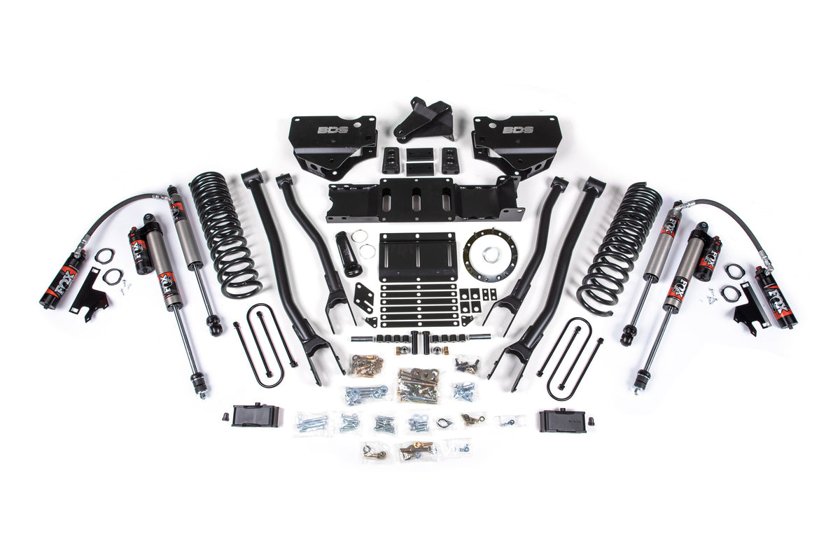 4 Inch Lift Kit w/ 4-Link Ram 3500 19-23 4WD Diesel 6 Bolt BDS Suspension-2