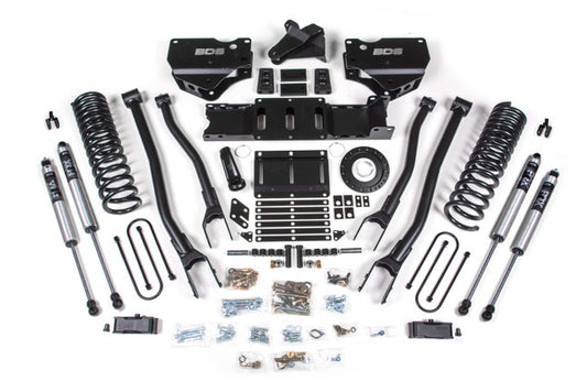 4 Inch Lift Kit w/ 4-Link Ram 3500 19-23 4WD Diesel 8 Bolt Fox 2.0 Performance Shocks BDS Suspension