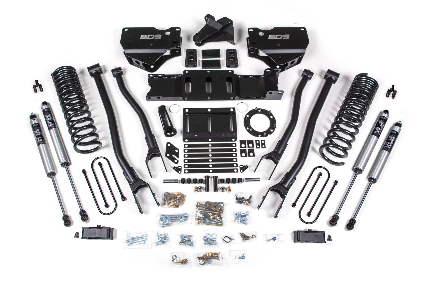 19-23 Ram 3500 4 Inch 4-Link Diesel - 2 Inch Rear Block w/ overload - 8 Bolt T-Case - NX2 Nitro Series Shocks BDS Suspension