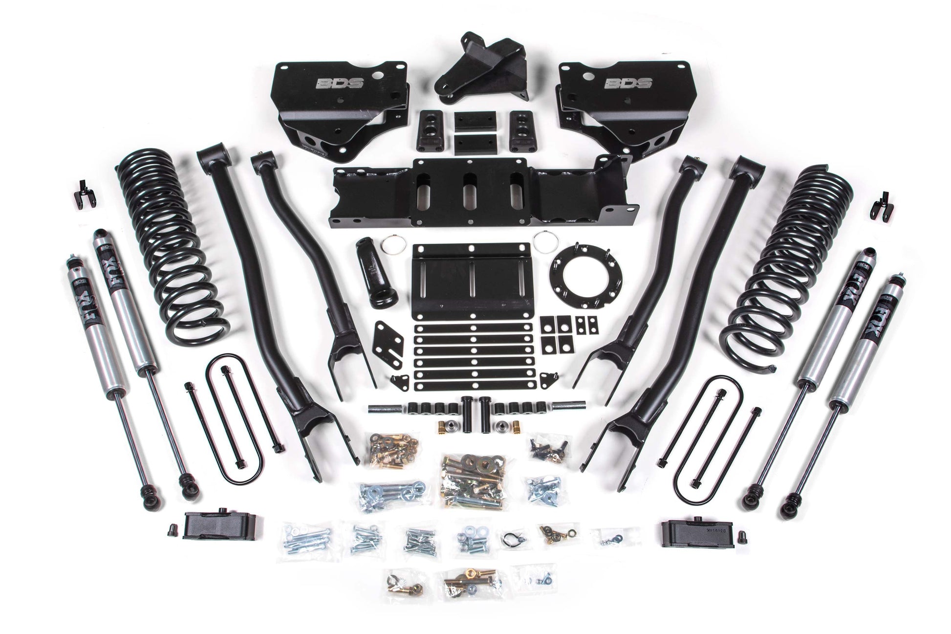 19-23 Ram 3500 4 Inch 4-Link Diesel - 2 Inch Rear Block w/ overload - 8 Bolt T-Case - NX2 Nitro Series Shocks BDS Suspension