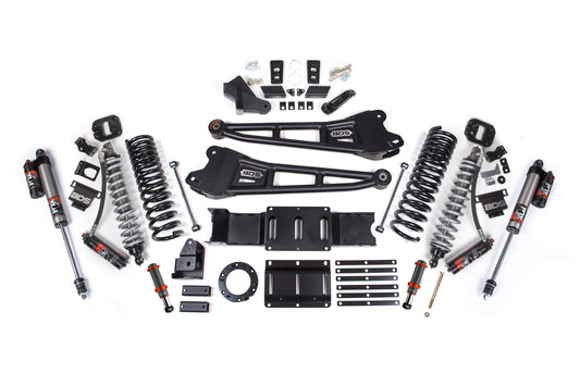 19-24 Ram 2500 4WD 6 Inch Radius Arm Lift Kit, 4.5 Inch Rear, Coil Spring, Diesel - Fox 2.5 Performance Elite Series C/O Front, FOX 2.0 Front Bump, Fox 2.5 Performance Elite Series Rear BDS Suspension