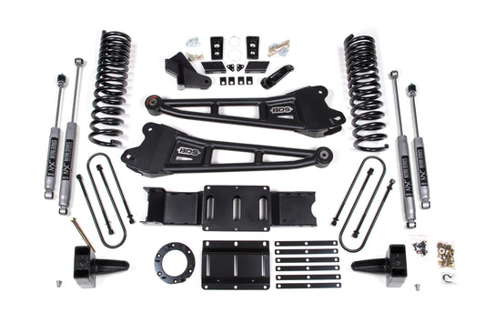 6 Inch Lift Kit w/ Radius Arm Ram 3500 19-24 4WD Diesel With Factory Rear Overload Leaf 6 Bolt BDS Suspension-1