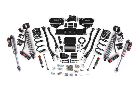 19-24 Ram 2500 4WD 6 Inch 4-Link Lift Kit, 4.5 Inch Rear, Coil Spring, Diesel - Fox 2.5 Performance Elite Series C/O Front, FOX 2.0 Front Bump, Fox 2.5 Performance Elite Series Rear BDS Suspension