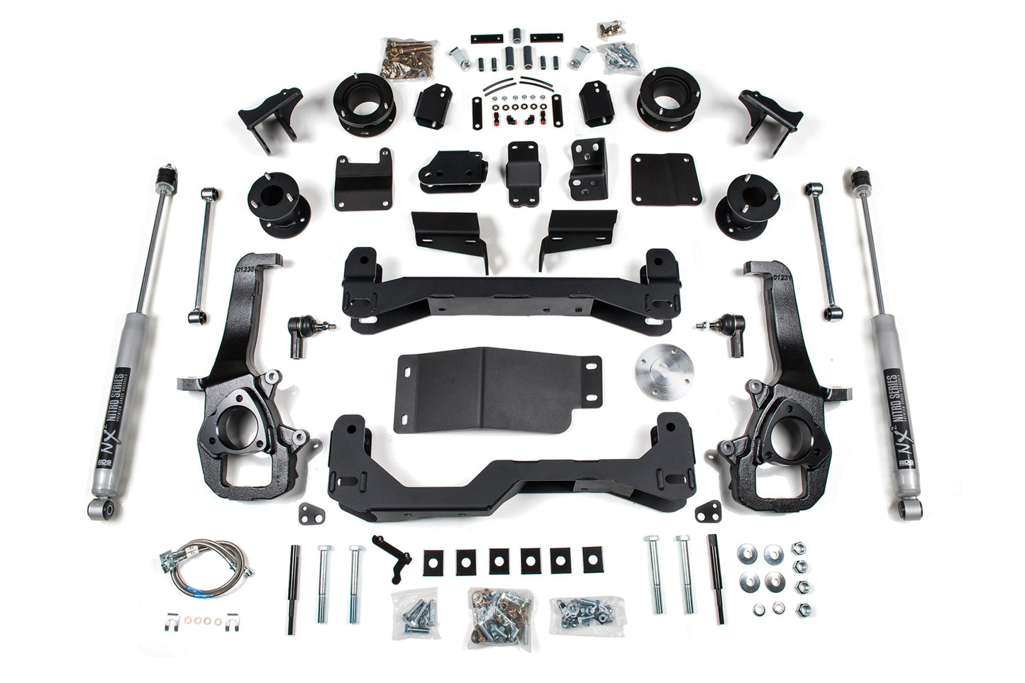 4 Inch Lift Kit Ram 1500 w/ Air Ride 19-24 4WD Standard Knuckle BDS Suspension-1