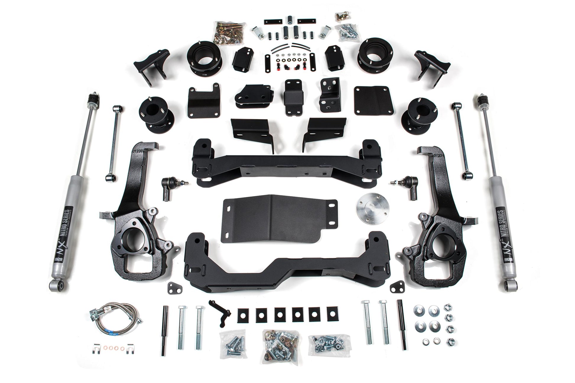 4 Inch Lift Kit Ram 1500 w/ Air Ride 19-24 4WD Large Bore BDS Suspension