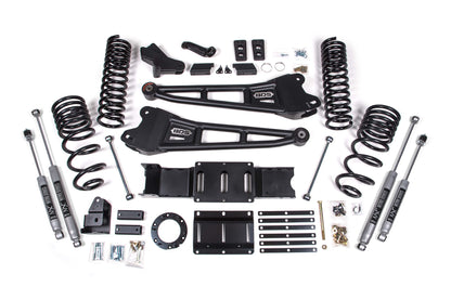 4 Inch Lift Kit w/ Radius Arm Ram 2500 19-24 4WD Gas BDS Suspension-2