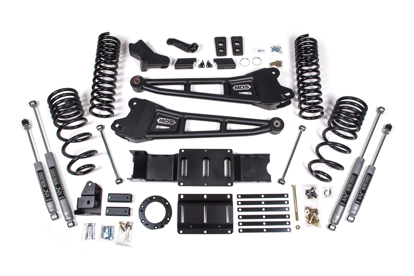 4 Inch Lift Kit w/ Radius Arm Ram 2500 19-24 4WD Gas BDS Suspension-1