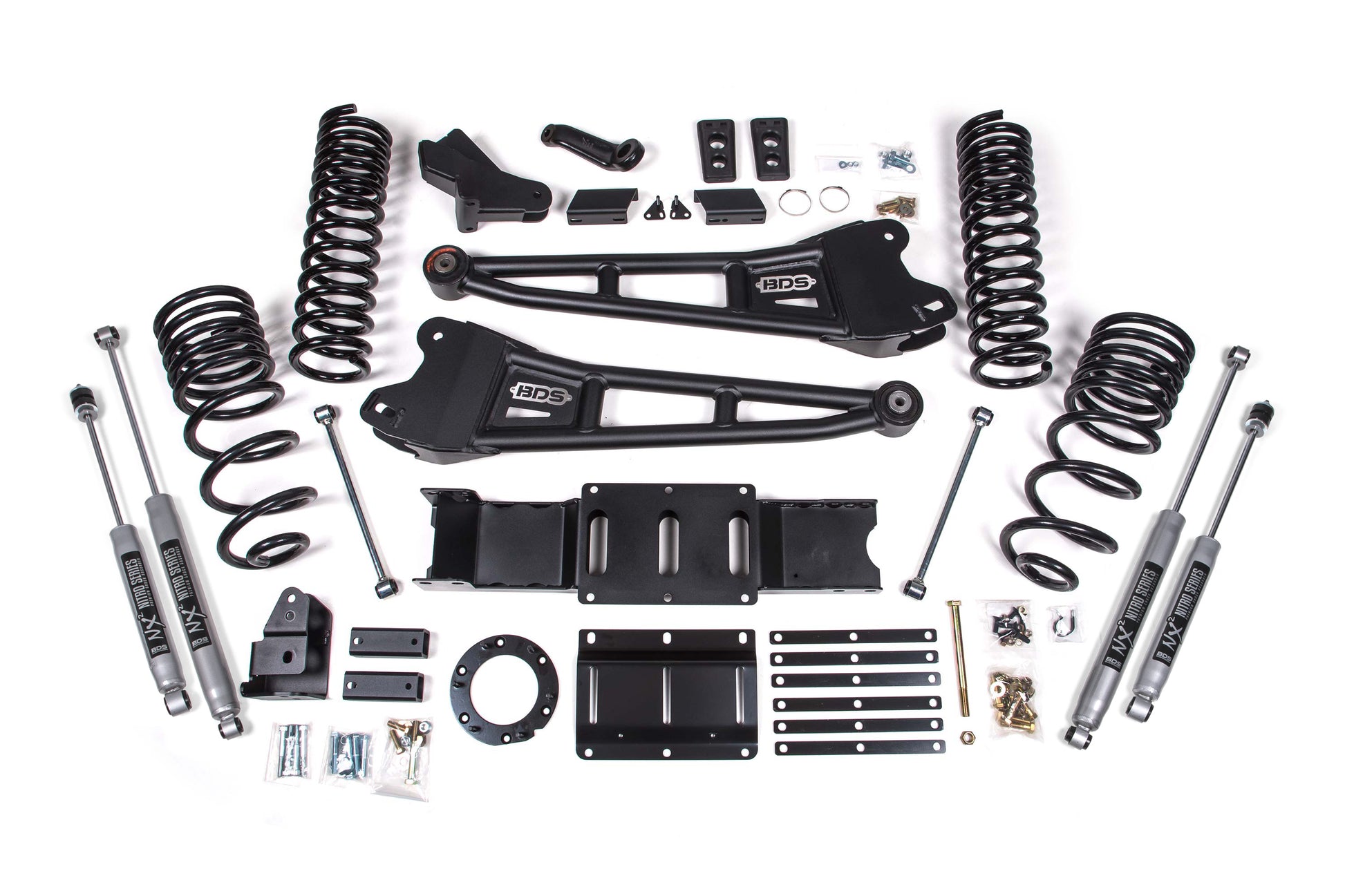 4 Inch Lift Kit w/ Radius Arm Ram 2500 19-24 4WD Gas BDS Suspension