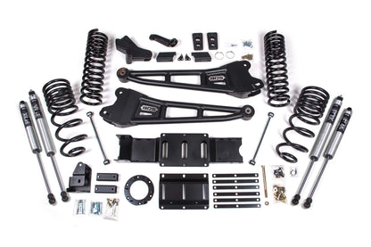 4 Inch Lift Kit w/ Radius Arm Ram 3500 19-23 4WD Gas No Factory Rear Overload Leaf BDS Suspension-1