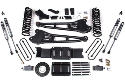 4 Inch Lift Kit w/ Radius Arm 2 Inch Rear Block Ram 3500 19-24 4WD Diesel Without Factory Rear Overload Leaf 6 Bolt BDS Suspension