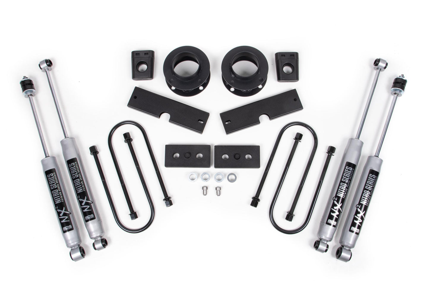 2 Inch Lift Kit Ram 3500 w/ Rear Air Ride 13-23 4WD BDS Suspension-1