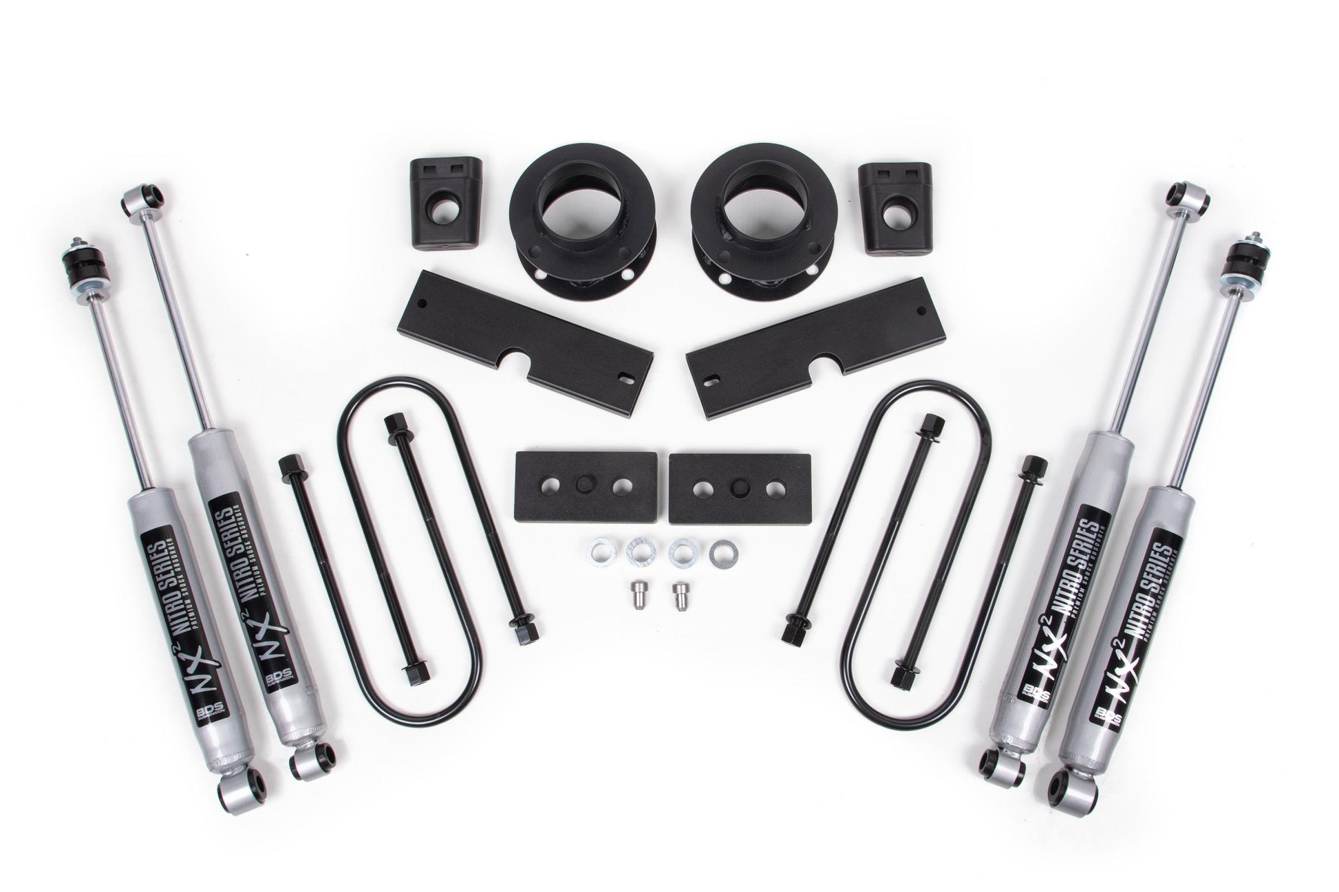 2 Inch Lift Kit Ram 3500 w/ Rear Air Ride 13-23 4WD BDS Suspension