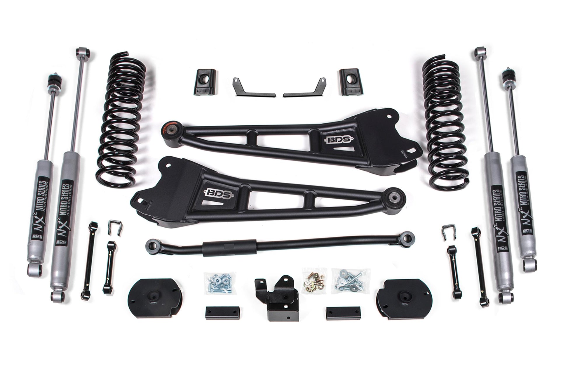 3 Inch Lift Kit Ram 2500 w/ Rear Air Ride 14-18 4WD Diesel BDS Suspension