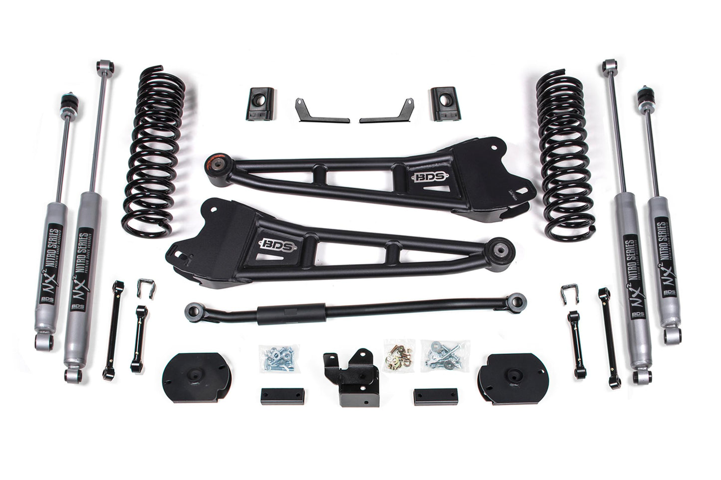 3 Inch Lift Kit Ram 2500 w/ Rear Air Ride 19-24 4WD Diesel BDS Suspension