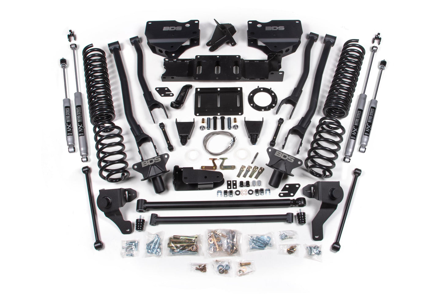 8 Inch Lift Kit w/ 4-Link Ram 2500 19-24 4WD Diesel BDS Suspension