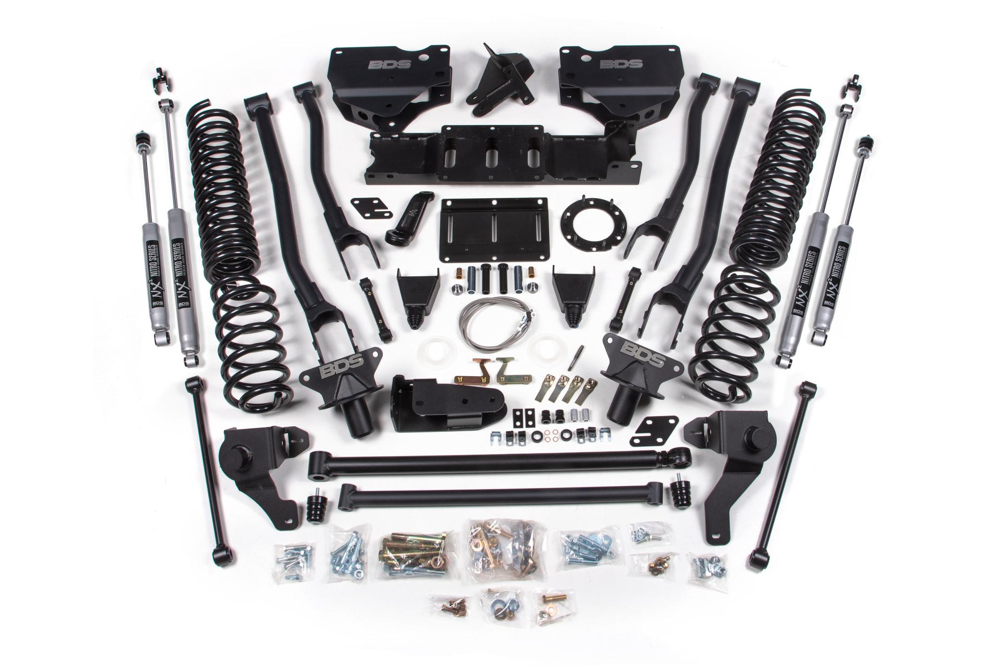 8 Inch Lift Kit w/ 4-Link Ram 2500 19-24 4WD Diesel BDS Suspension