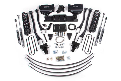 8 Inch Lift Kit w/ 4-Link Ram 3500 19-24 4WD Diesel Without Factory Rear Overload Leaf 8 Bolt BDS Suspension-1