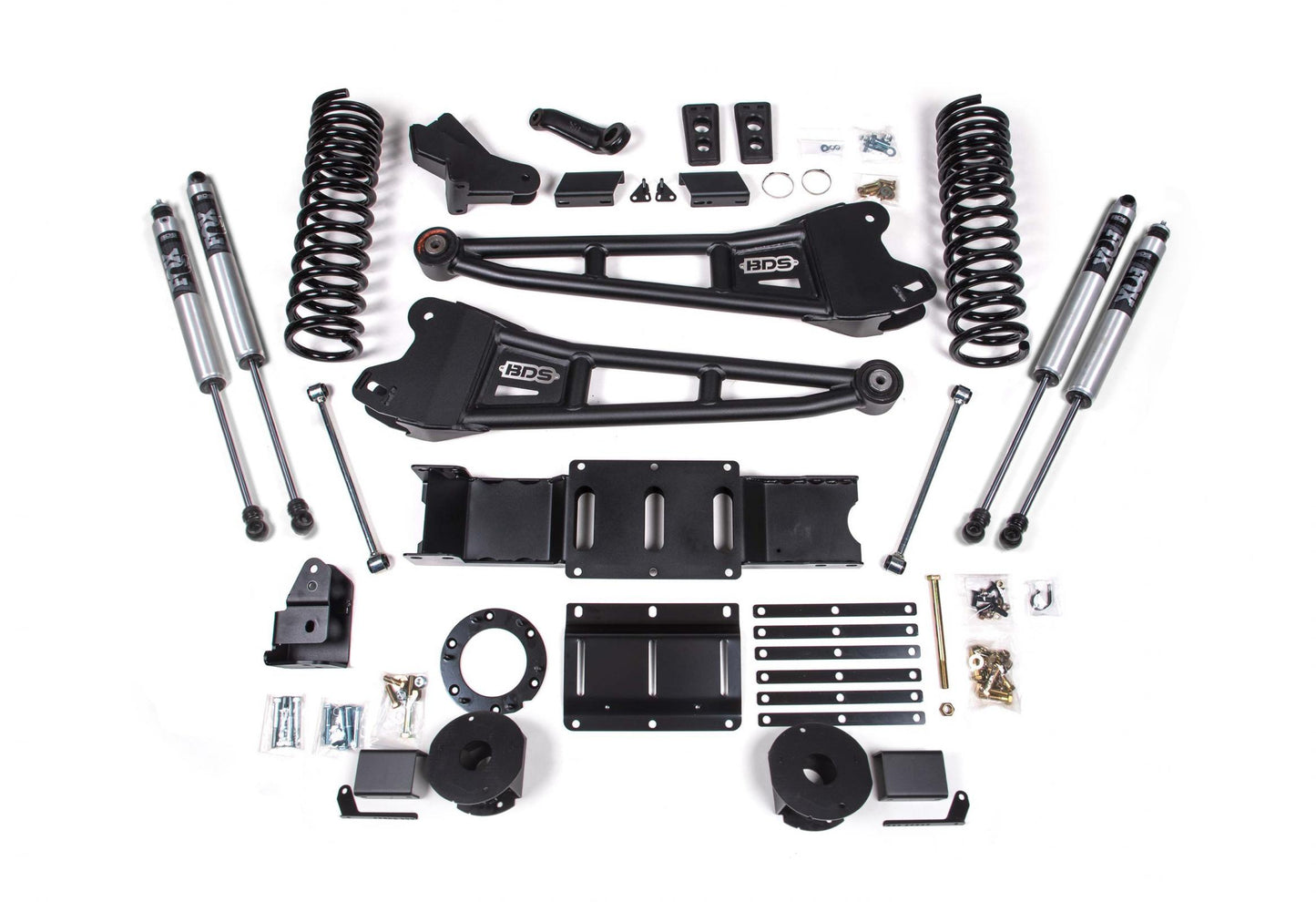 5.5 Inch Lift Kit w/ Radius Arm Ram 2500 w/ Rear Air Ride 19-24 4WD Gas BDS Suspension-1