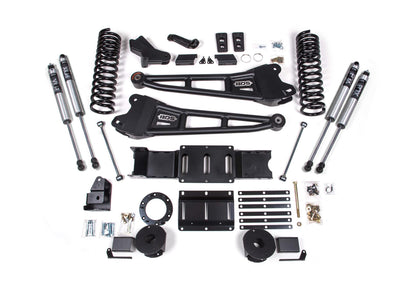 5.5 Inch Lift Kit w/ Radius Arm Ram 2500 w/ Rear Air Ride 19-24 4WD Gas BDS Suspension-1
