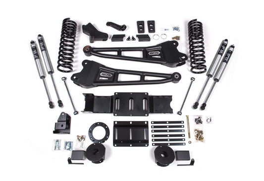 5.5 Inch Lift Kit w/ Radius Arm Ram 2500 w/ Rear Air Ride 19-24 4WD Gas BDS Suspension-1