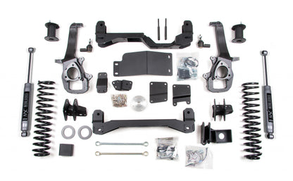 4 Inch Lift Kit Dodge Ram 1500 2012 4WD 3 Inch Coil Springs BDS Suspension-1