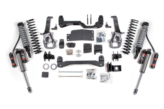 12 Ram 1500 4WD 4 Inch Lift Kit, 3 Inch Rear Lift, Coil Spring - Fox 2.5 Performance Elite Series C/O, Fox 2.0 IFP Performance Series Shocks BDS Suspension
