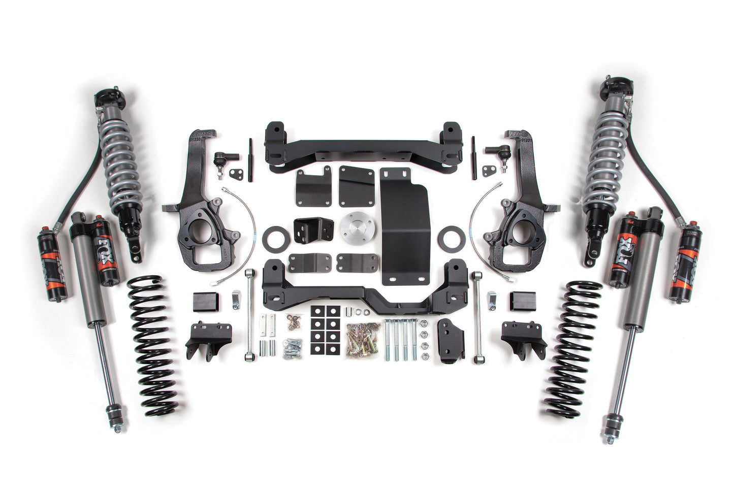 12 Ram 1500 6 Inch Lift Kit, 5 Inch Rear Lift, Coil Spring - Fox 2.5 Performance Elite Series C/O, Fox 2.0 IFP Performance Series Shocks BDS Suspension