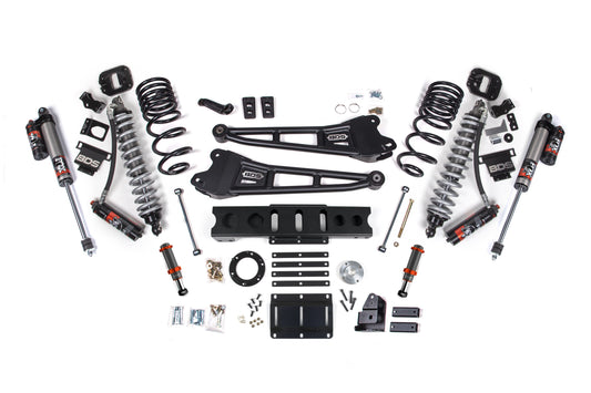 14-18 Ram 2500 4WD 4 Inch Radius Arm Lift Kit, 2.5 Inch Rear, Coil Spring, Diesel - Fox 2.5 Performance Elite Series C/O Front, FOX 2.0 Front Bump, Fox 2.5 Performance Elite Series Rear BDS Suspension