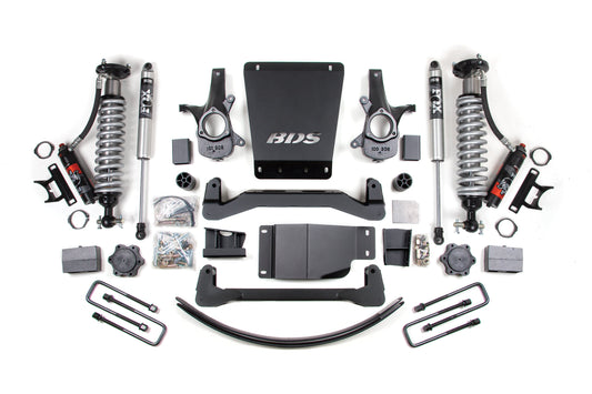 6 Inch Lift Kit FOX Performance Elite Coil-Over 07-13 Silverado/Sierra 1500 4WD Supsension BDS Suspension