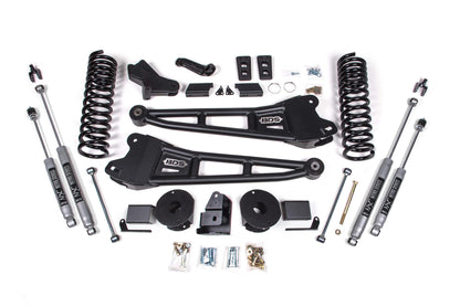 4 Inch Lift Kit w/ Radius Arm Ram 2500 w/ Rear Air Ride 14-18 4WD Gas BDS Suspension-1