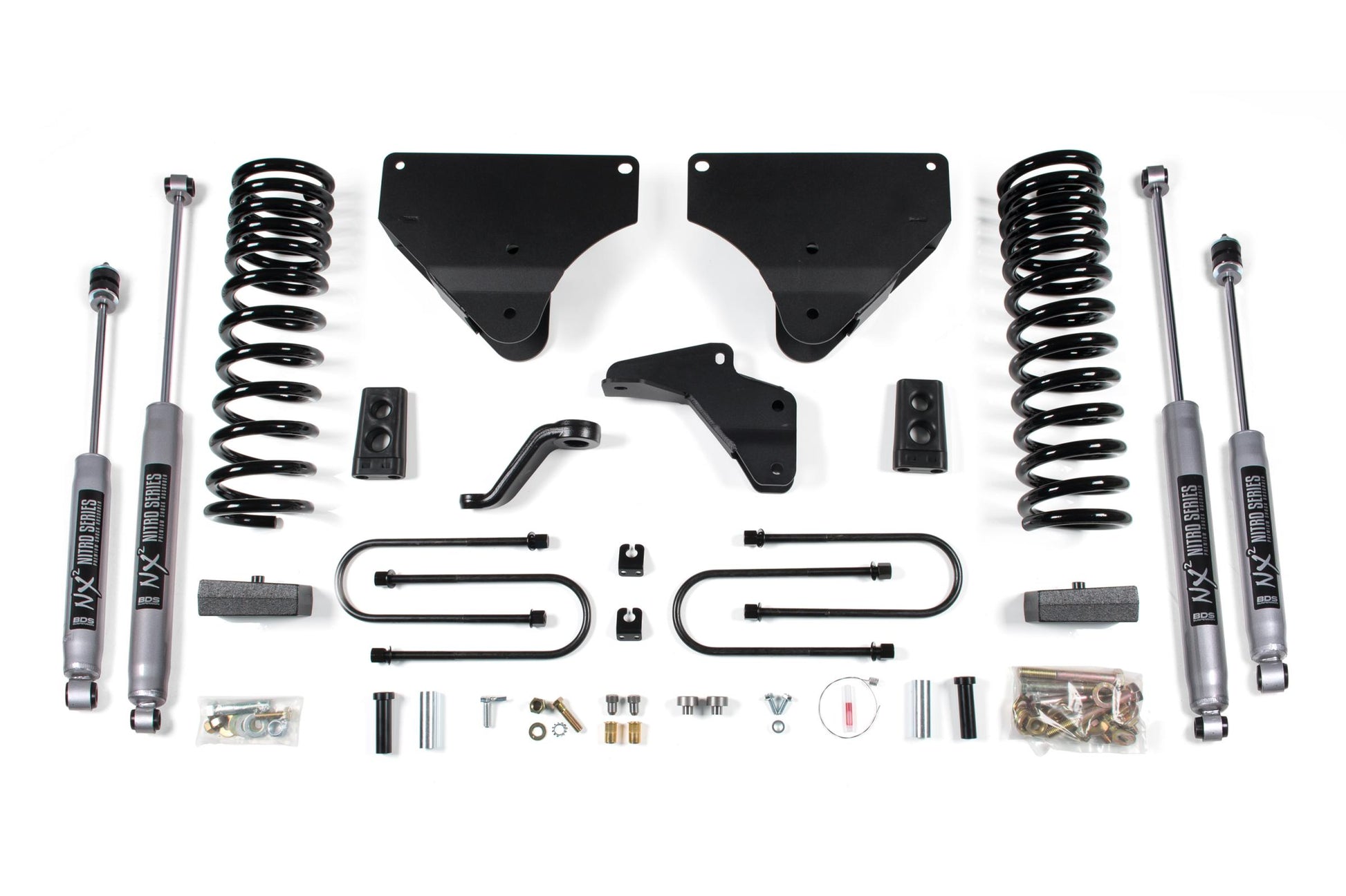 4 Inch Lift Kit Ram 3500 13-18 4WD Gas 2 Inch Block BDS Suspension