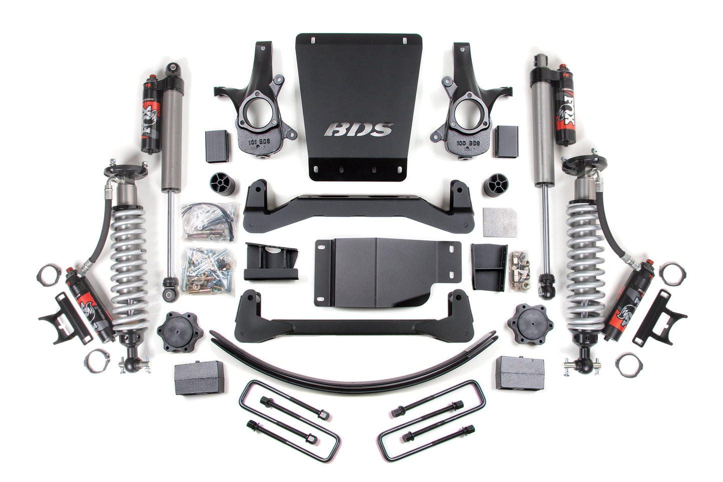 2007-2013 GM 1500 4wd 6 Inch Lift Kit 5.5 Inch Rear 2.5 PES C/O Front 2.5 PES P/B Rear BDS Suspension